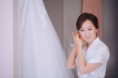 Bride Getting Ready