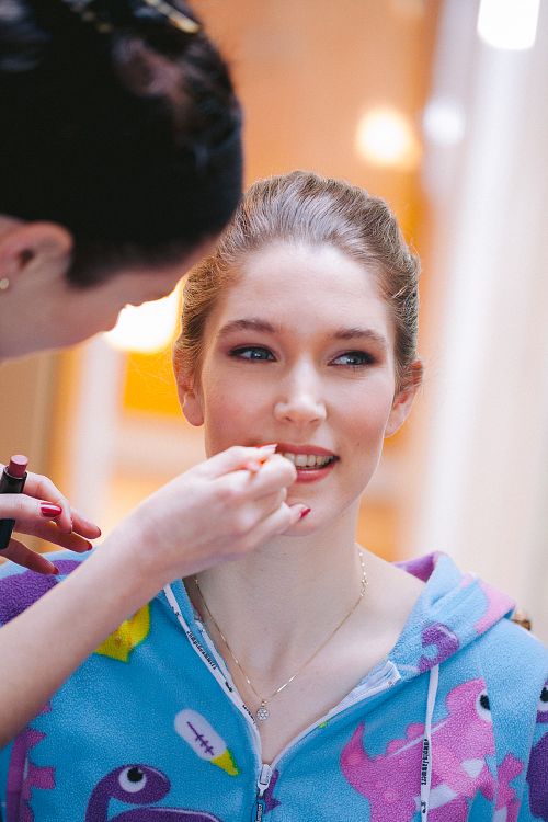 Bride Getting Ready