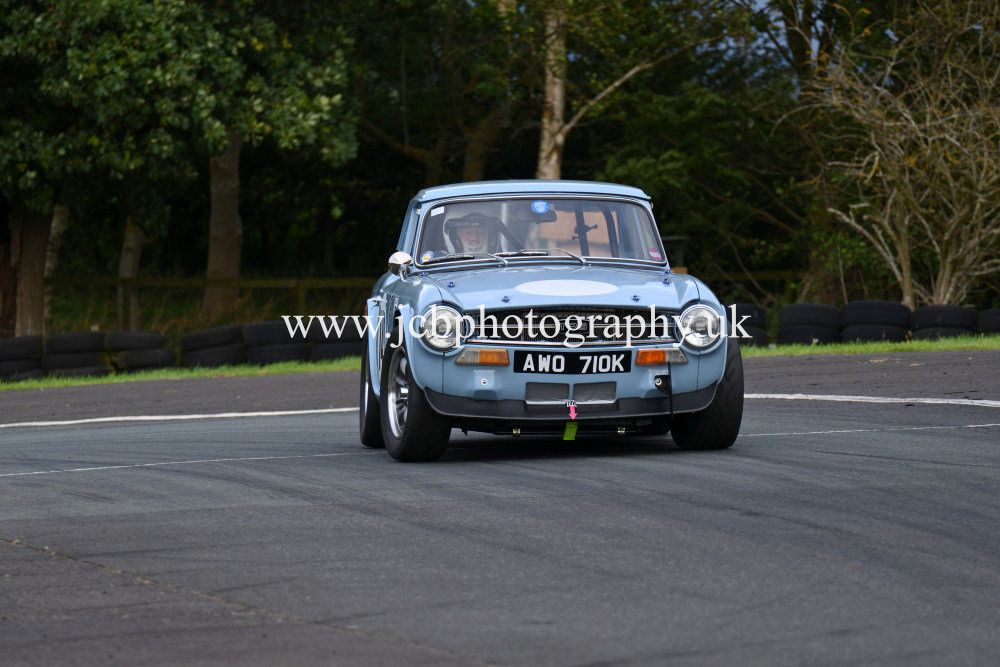 Triumph TR6 driven by Jim Johnstone