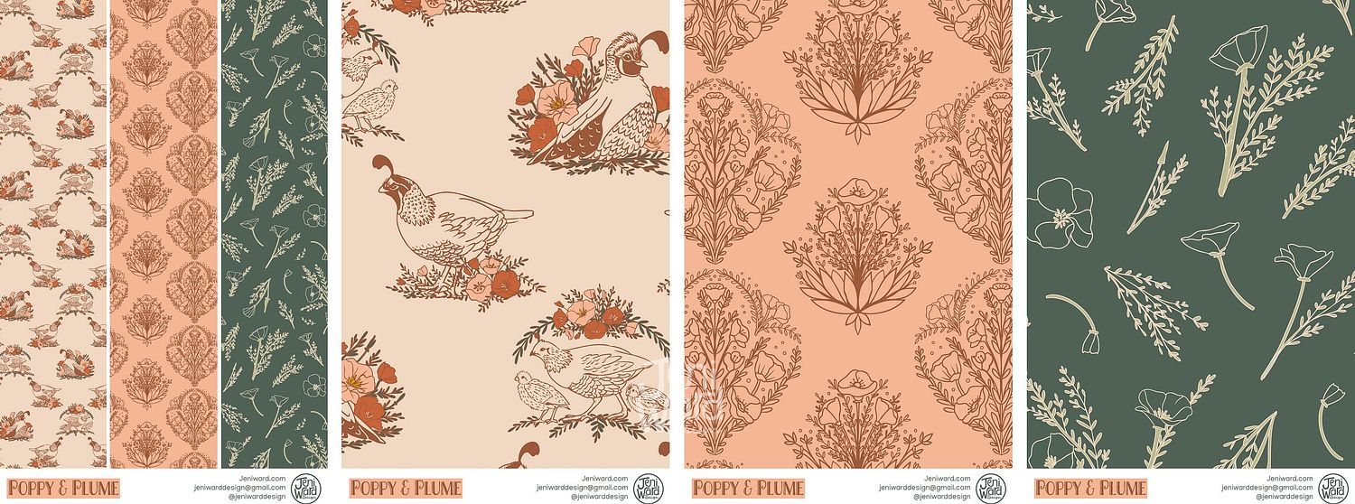 Surface Pattern Design | Jeni Ward Design