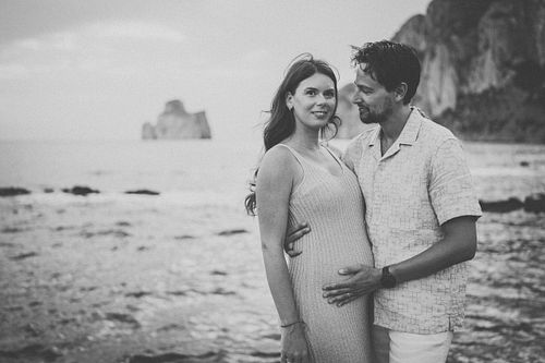 coppia in gravidanza a Masua, Fotografo Gravidanza Cagliari Sud Sardegna