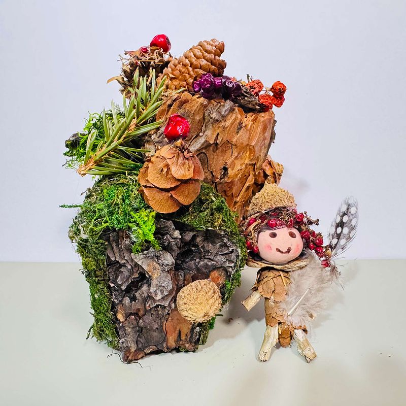 Colorful Fairy House with Sweet Fairy