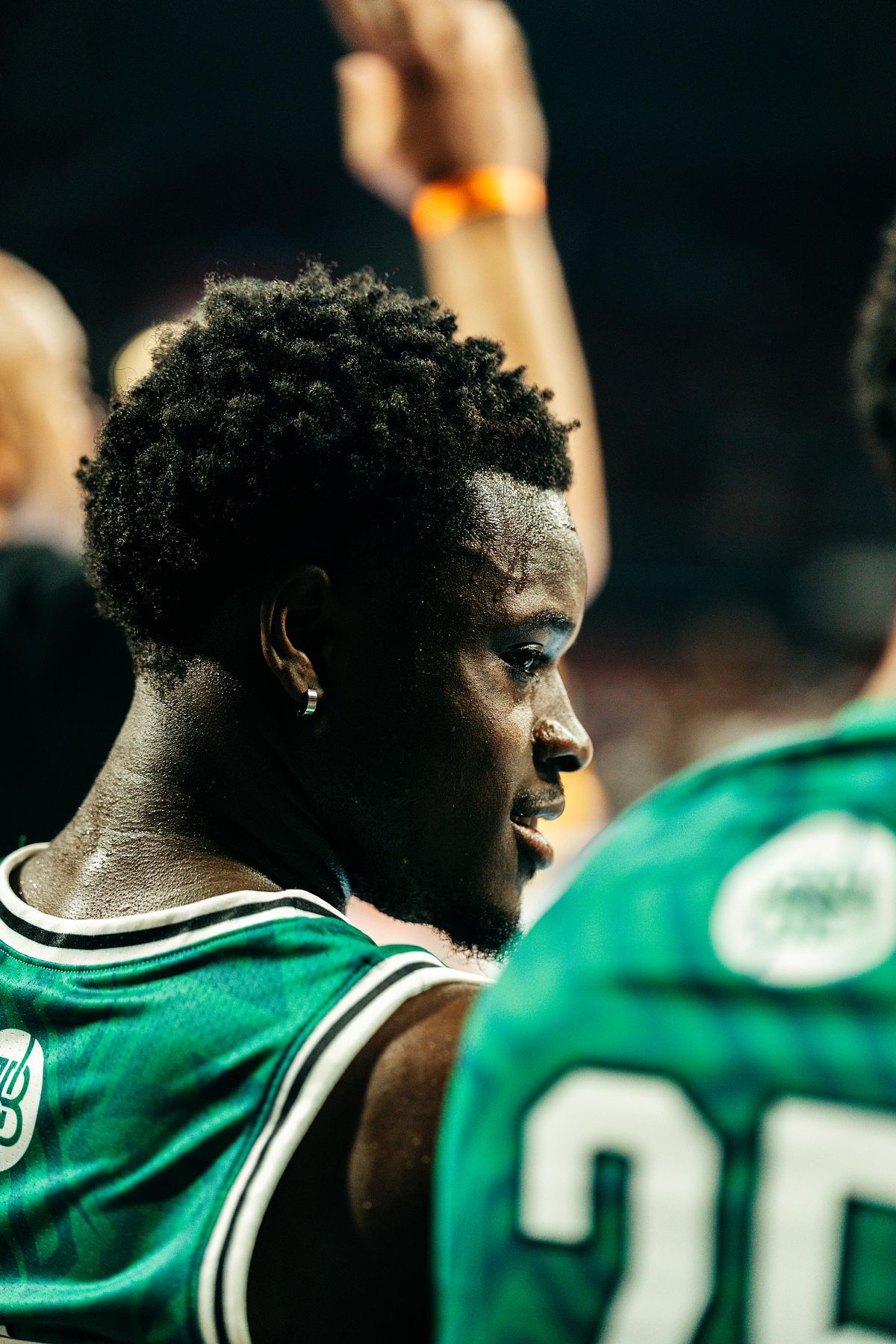 Close-Up w&auml;hrend eines Basketballspiels bei Beats N Buckets