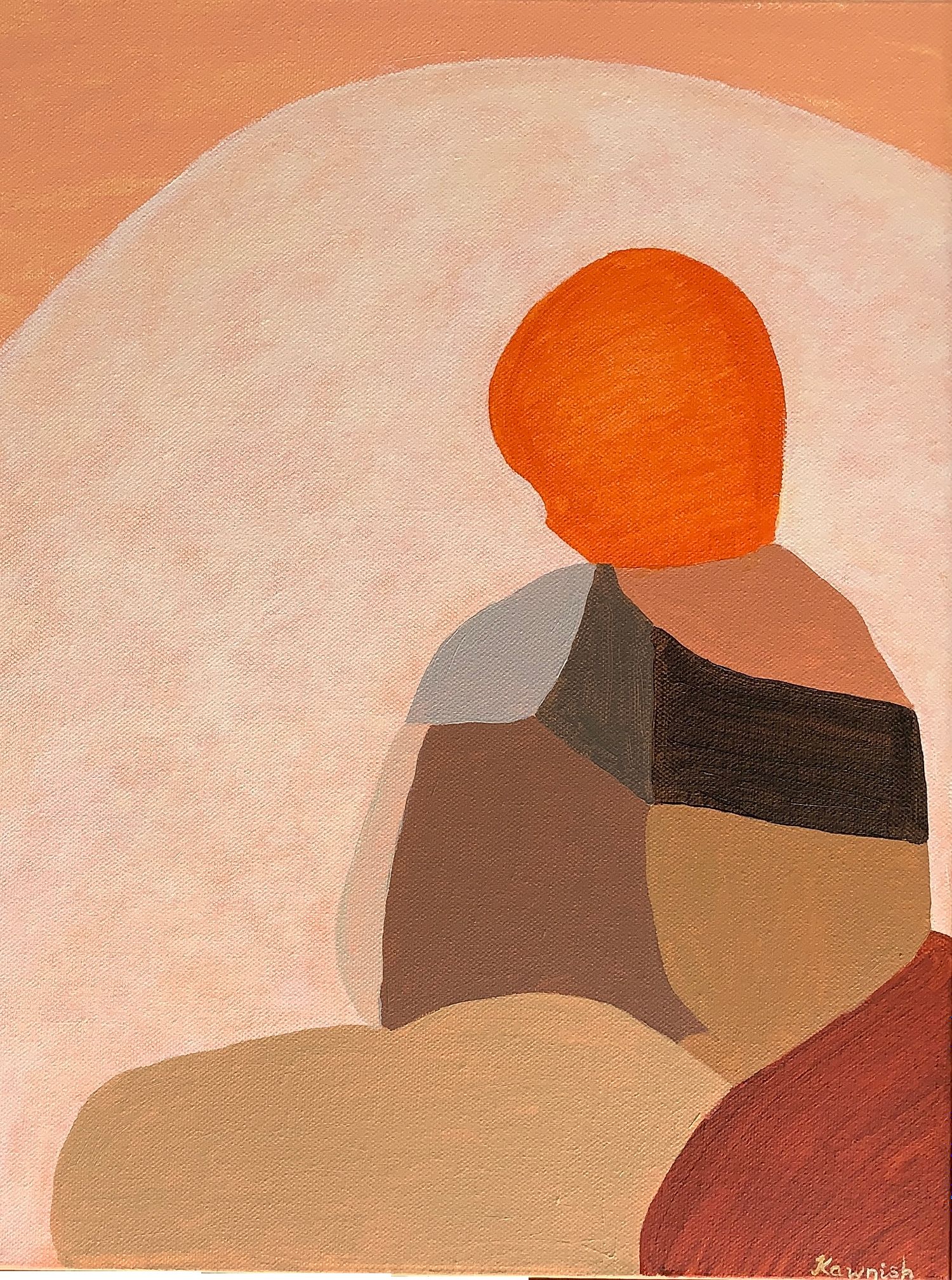 Original oil painting by Kawnish – abstract emotional artwork in rich impasto layers