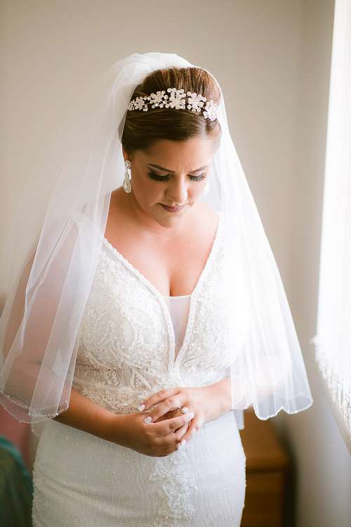 Bride Getting Ready
