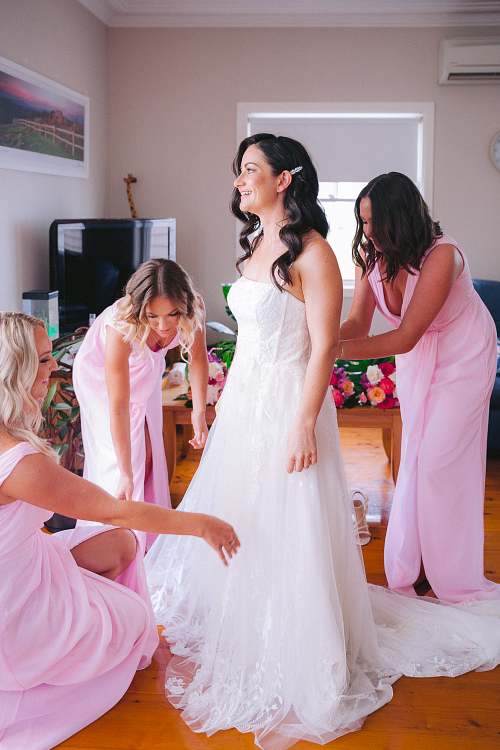 Bride Getting Ready