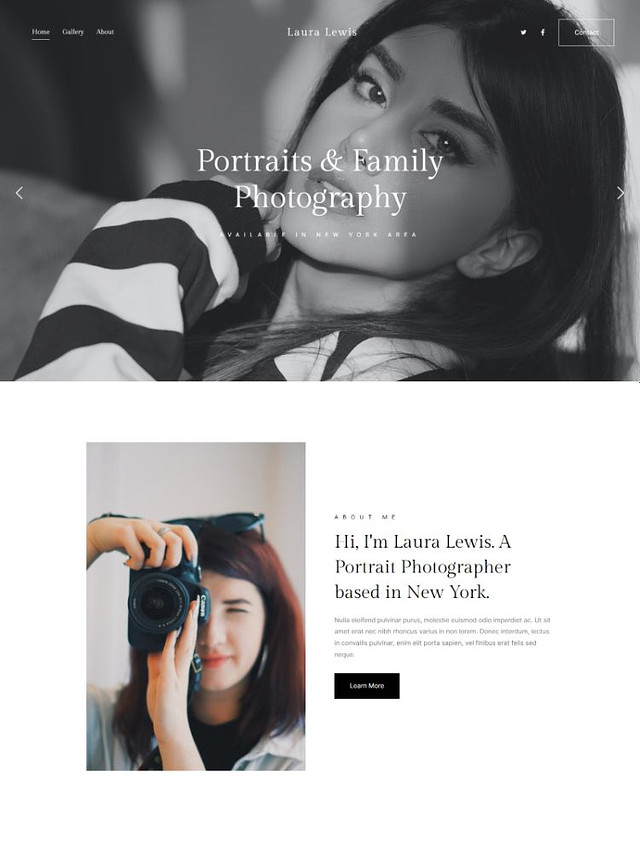 Stage - Pixpa Wedding Portfolio Website Template