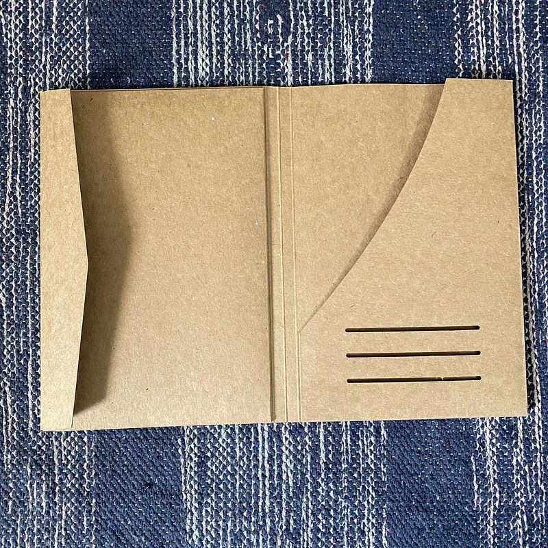 SKINS: Scriptura EDC Kraft Folder | Journal Insert