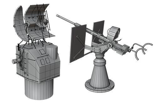 3D Model Warships for Centropolis