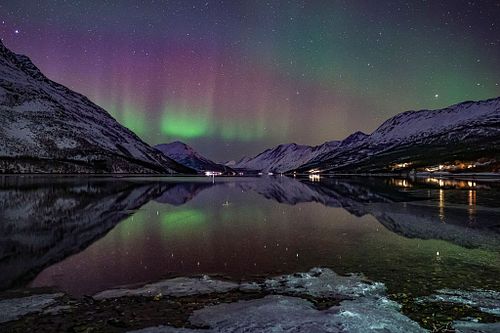 Aurora Show over Ullsfjord