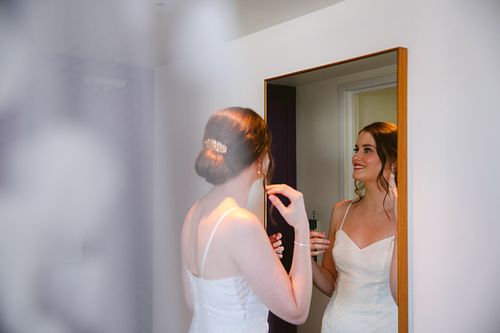 Bride Getting Ready