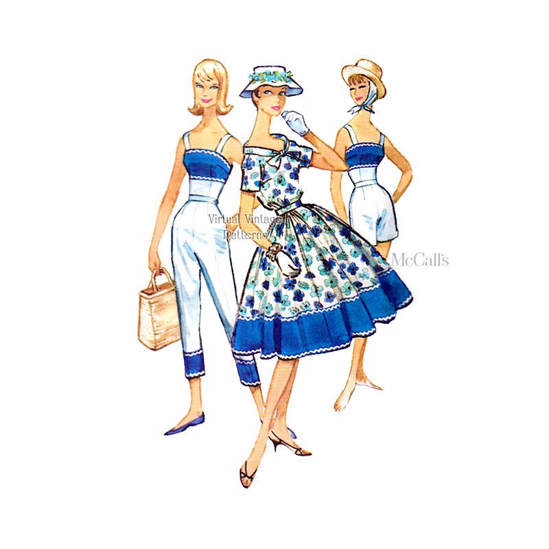 dress patterns for ladies images Ladies Fit & Flare Wanderlust Dress PDF Sewing Pattern main image 1