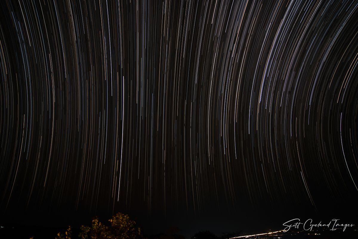 Equatorial Star Trail