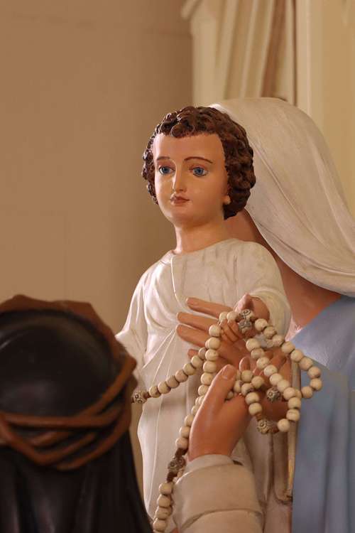 Restored Statue of Christ Child