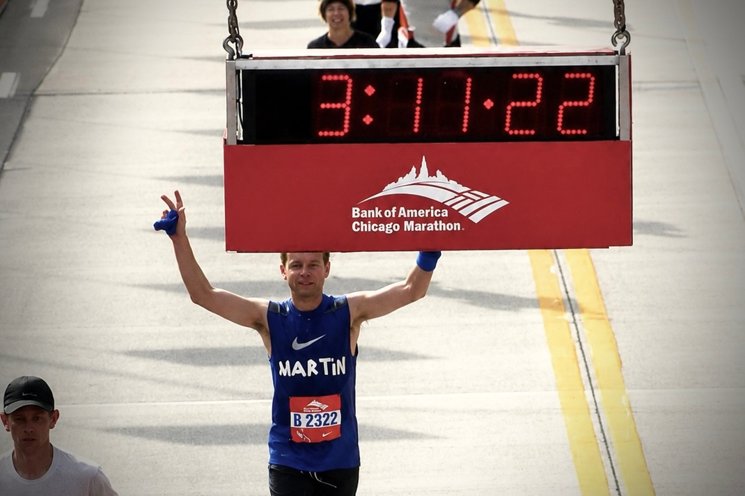 Matin Potter running Chicago Marathon 2009 | alott&eacute;