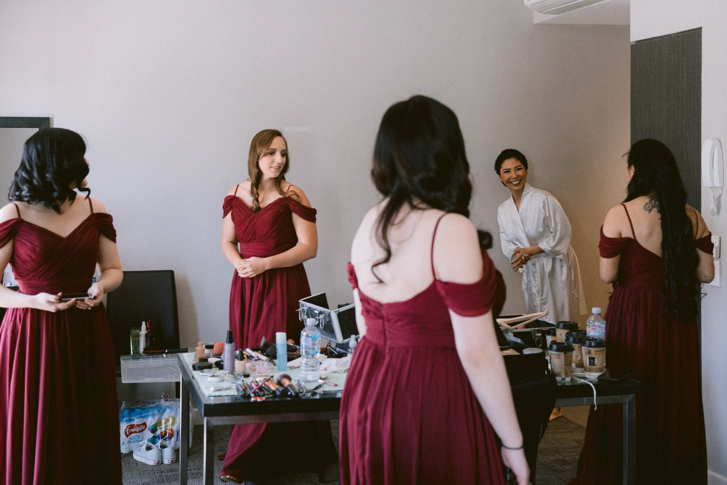 Bride Getting Ready