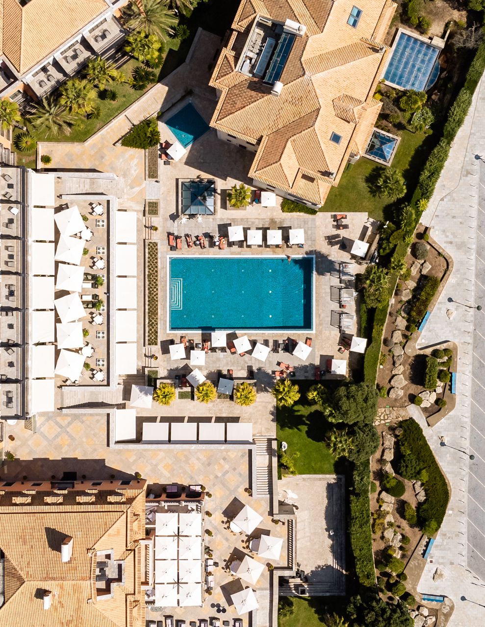 Produção fotográfica de no Grande Real Villa Itália, membro do THE LEADING HOTELS OF THE WORLD.