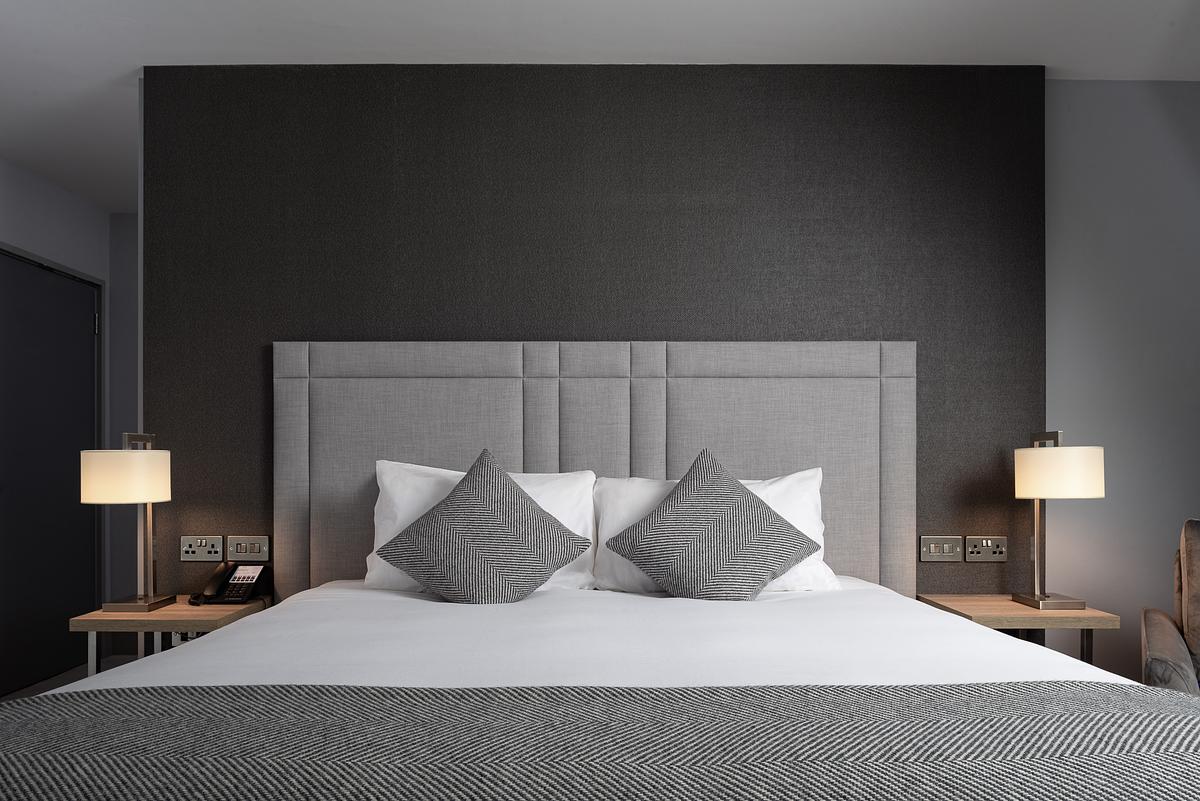 Hotel Room Bed Detail, Killeavy Castle Estate