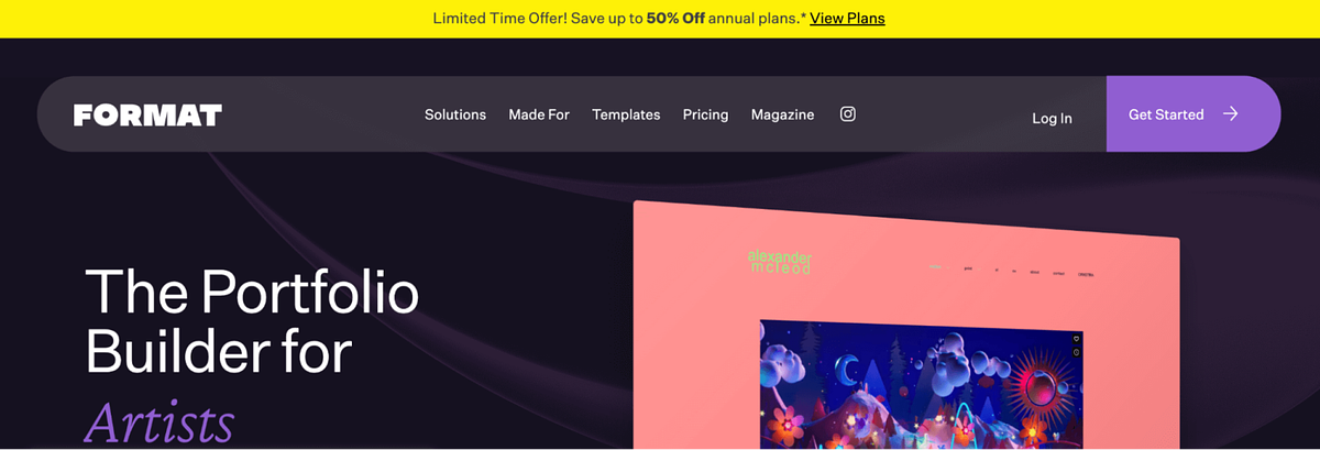 Startpagina van Format