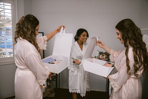 Bride Getting Ready