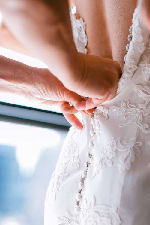 Bride Getting Ready