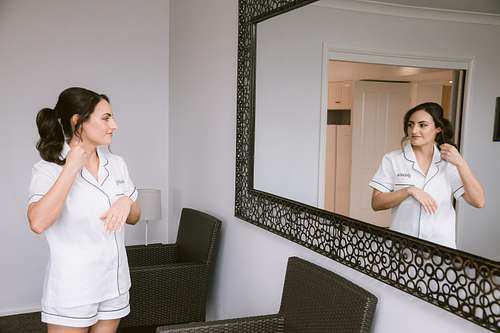 Bride Getting Ready
