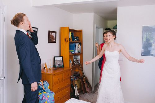 Bride Getting Ready