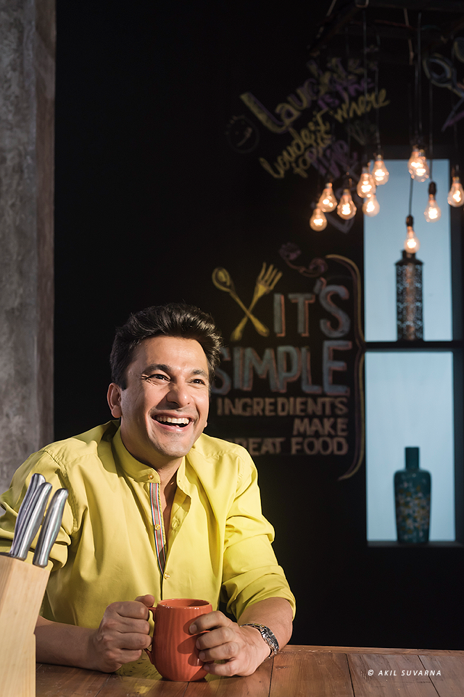 Celebrity Chef Vikas Khanna Photo shoot by photographer Akkil Suvarna