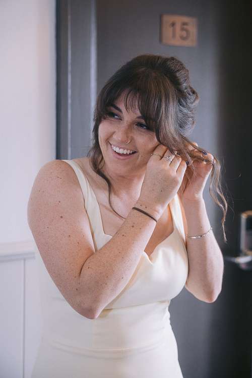 Bride Getting Ready