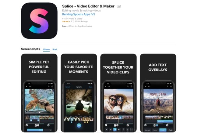 Splice - Editor e criador de vídeo