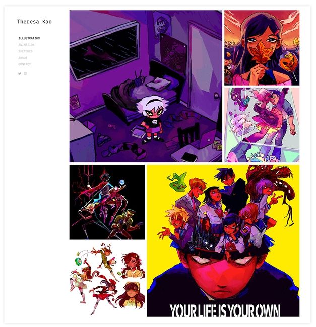 Site Web du portefeuille de Theresa Kao