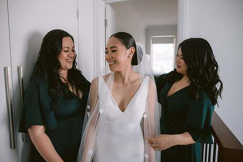Bride Getting Ready