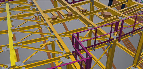 Fully Coordinated Tekla .db1 Models