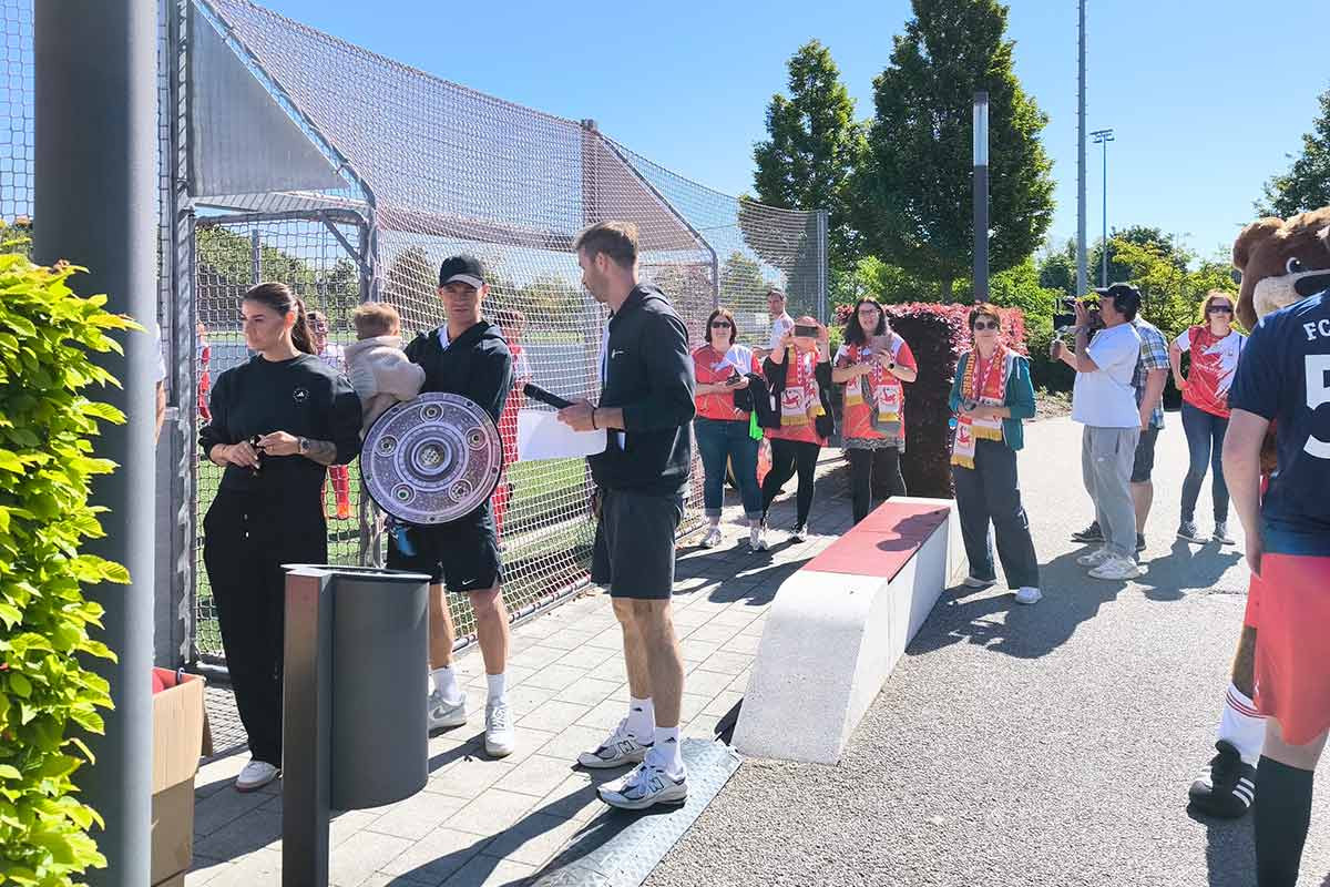 Joshua Kimmich mit Familie war von Anfang an dabei