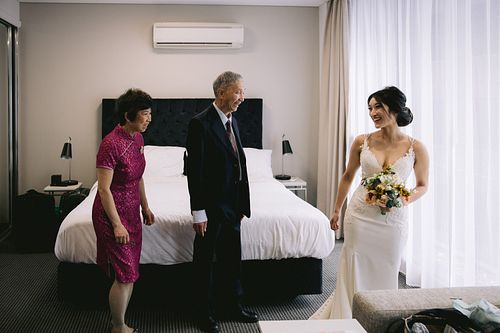 Groom Getting Ready