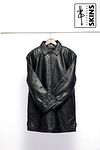 SKINS Odh : The Connaught Leather Sheepskin Coat (Black)