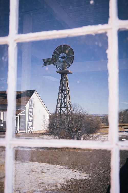 Windmill Reflection