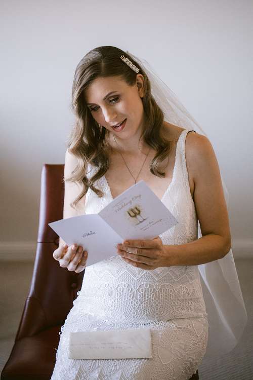 Bride Getting Ready