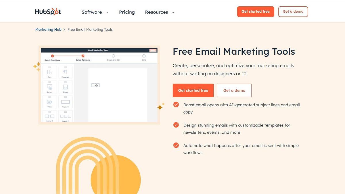 HubSpot - Marketing par e-mail