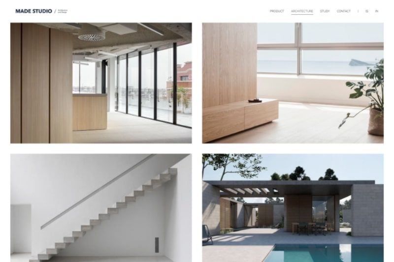 Portfolio d'architecte Made Studio