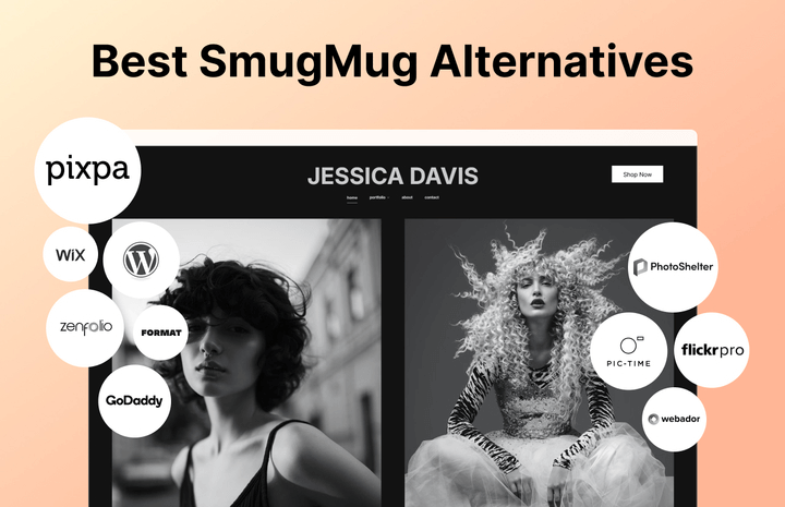 Image showing some of the best SmugMug alternatives