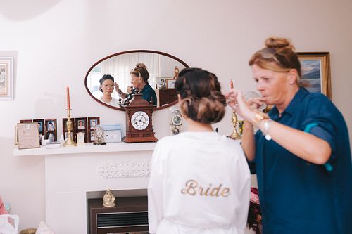 Bride Getting Ready