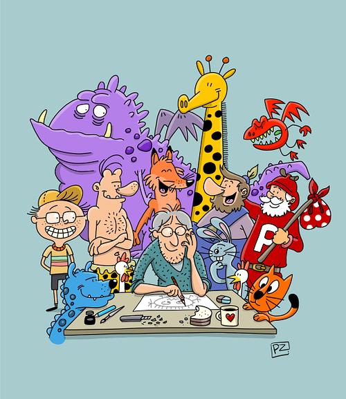 Poetzarelli &ndash; Illustrator voor kinderboeken vol creativiteit