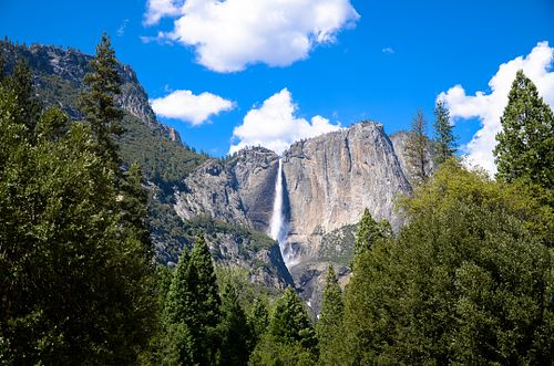 7 foot photographer, workshop tour in US, United States, yosemite falls, national park, ca