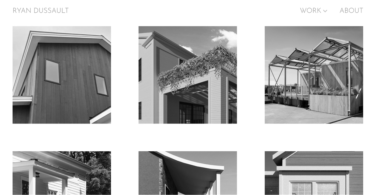architecture portfolio black and white portfolio