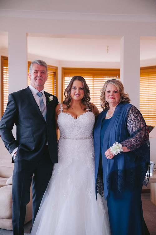 Bride Getting Ready