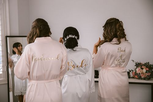 Bride Getting Ready