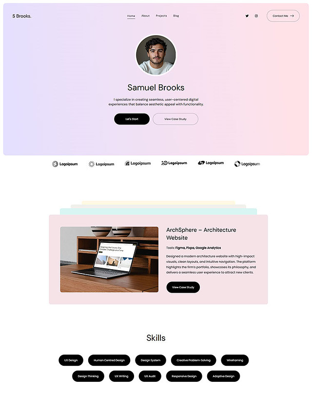 Eternal - Pixpa Portfolio Website Templates