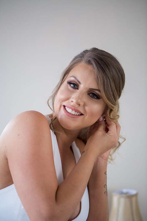 Bride Getting Ready