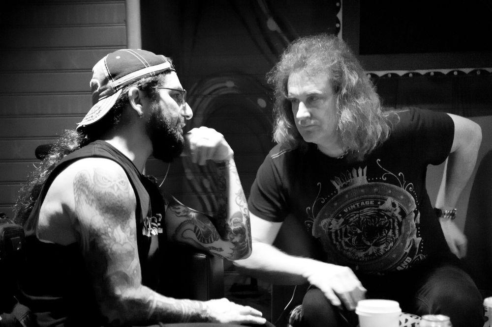 Mike Portnoy and David Ellefson Behind the Scenes - Photography by Igor RockXposure